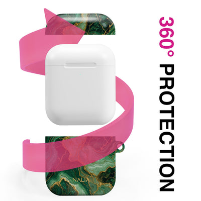 Malachit - AirPods 1 / 2 Hülle NALIA Protective Hülle