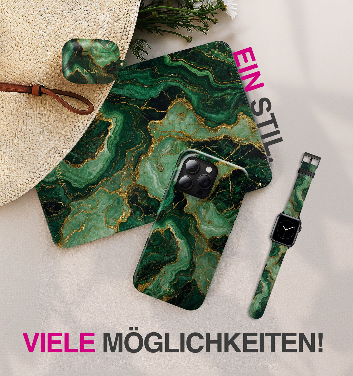 Malachit - MacBook Air 13 [A3449] Hülle NALIA Protective Hülle