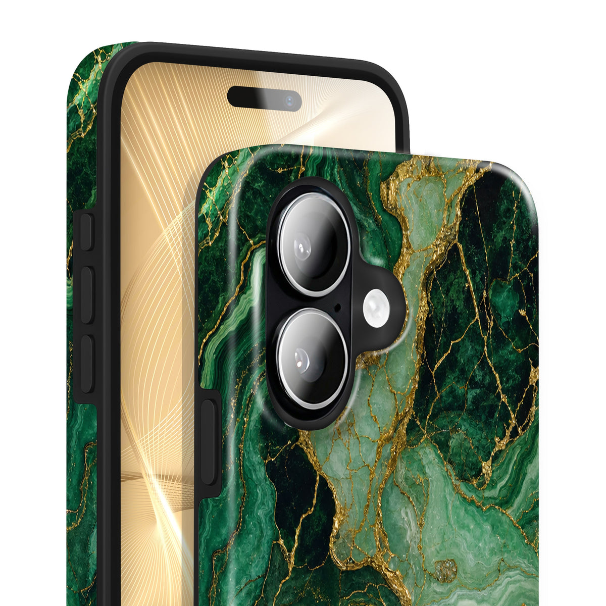 Malachit - iPhone 16 Plus Hülle NALIA Protective Hülle