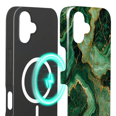 Malachit - iPhone 16 Hülle NALIA Protective Hülle