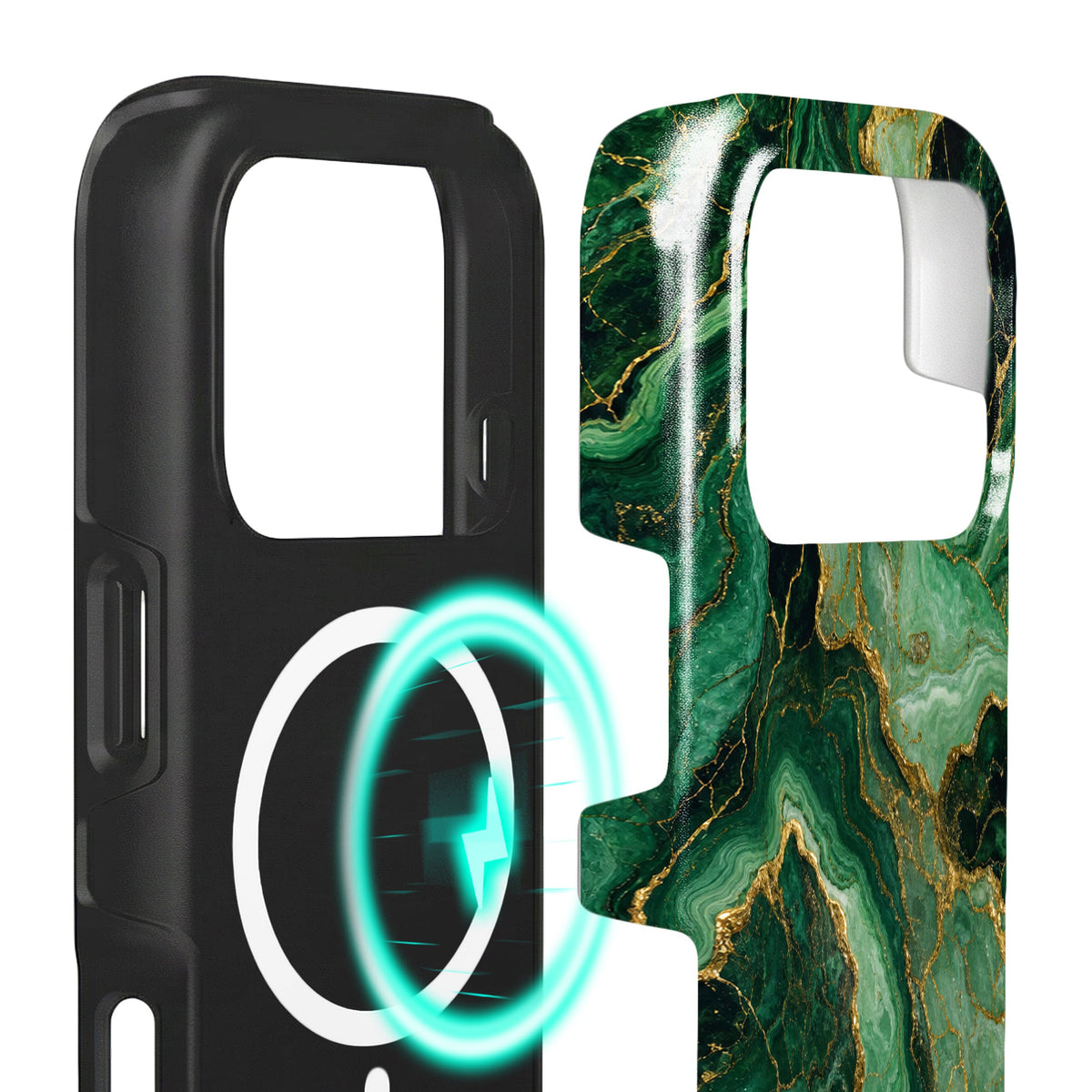Malachit - iPhone 18 Pro Max Hülle NALIA Protective Hülle
