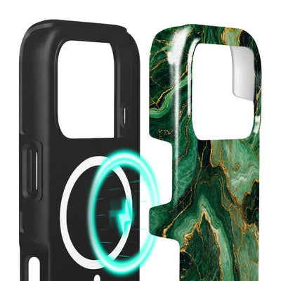 Malachit - iPhone 17 Pro Hülle NALIA Protective Hülle
