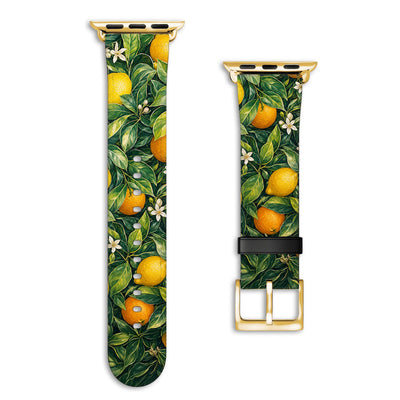 Clementine - Apple Watch Armband 38/40/41/42mm 38 40 41 42mm Matt Gold NALIA Kunstleder Armband