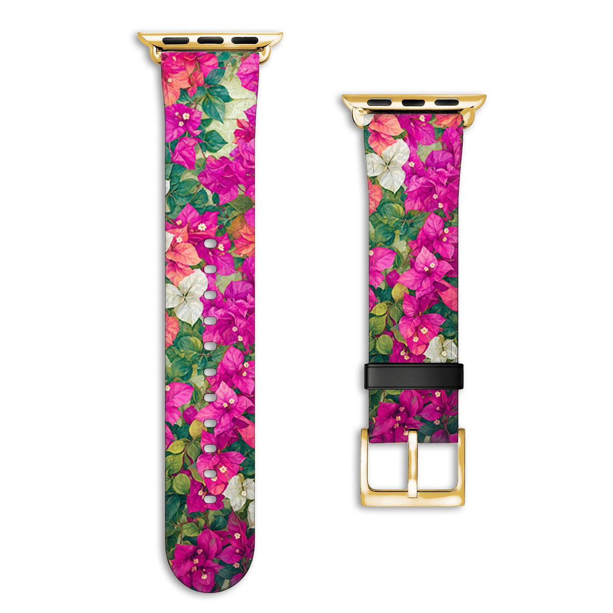 Capri - Apple Watch Armband 38/40/41/42mm 38 40 41 42mm Matt Gold NALIA Kunstleder Armband