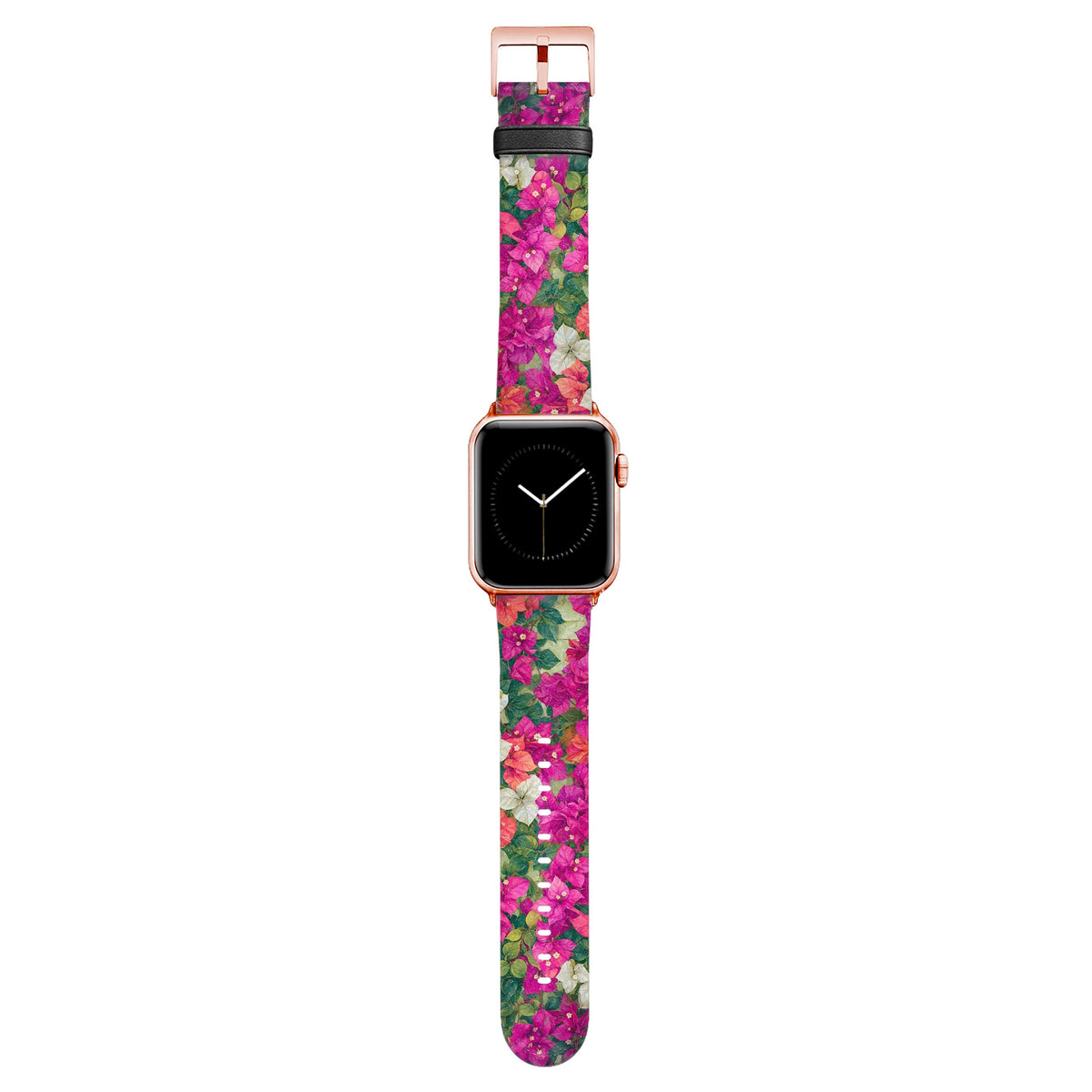 Capri - Apple Watch Armband 44/45/46/49mm 44 45 46 49mm Matt Rose Gold NALIA Kunstleder Armband