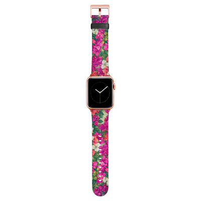 Capri - Apple Watch Armband 38/40/41/42mm 38 40 41 42mm Matt Rose Gold NALIA Kunstleder Armband