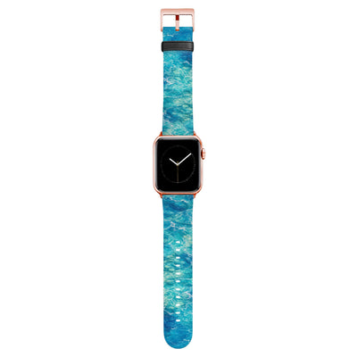 Brandung - Apple Watch Armband 44/45/46/49mm 44 45 46 49mm Matt Rose Gold NALIA Kunstleder Armband