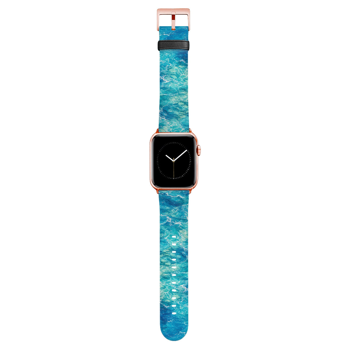 Brandung - Apple Watch Armband 38/40/41/42mm 38 40 41 42mm Matt Rose Gold NALIA Kunstleder Armband