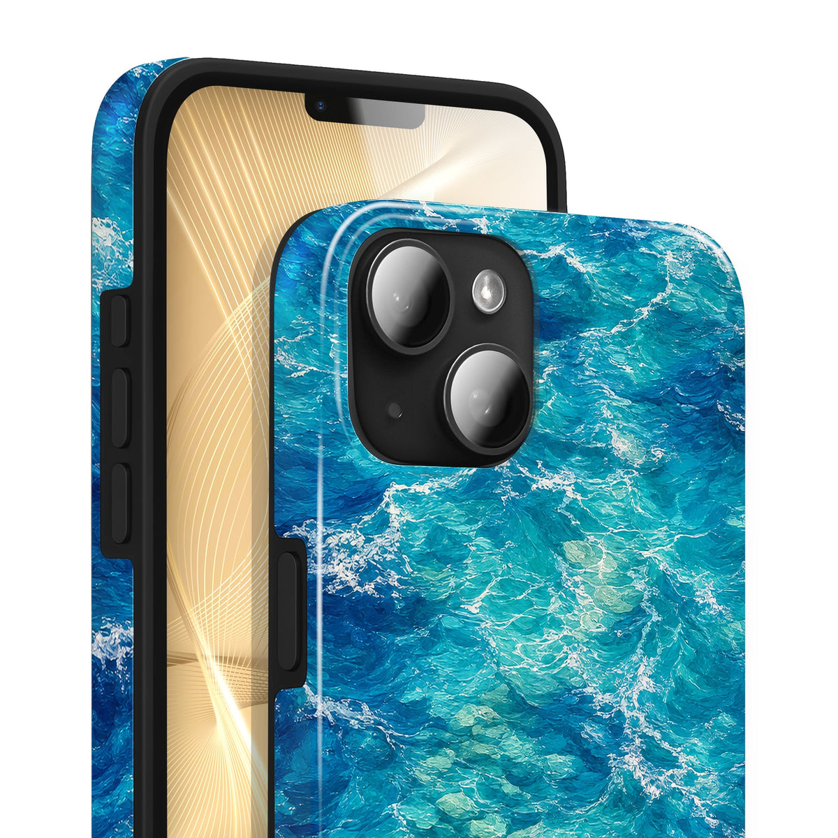 Brandung - iPhone 15 Hülle NALIA Protective Hülle
