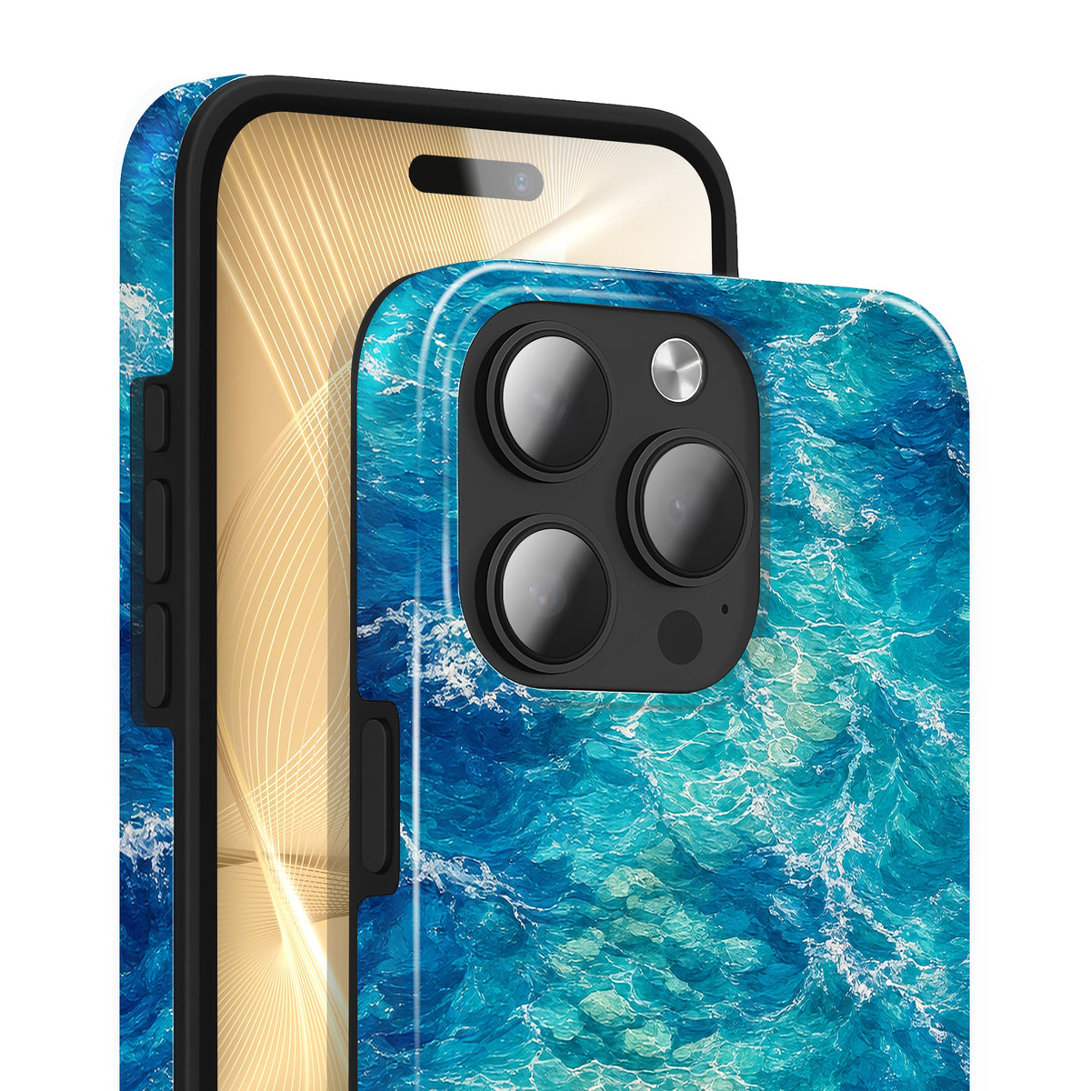 Brandung - iPhone 16 Pro Hülle NALIA Protective Hülle