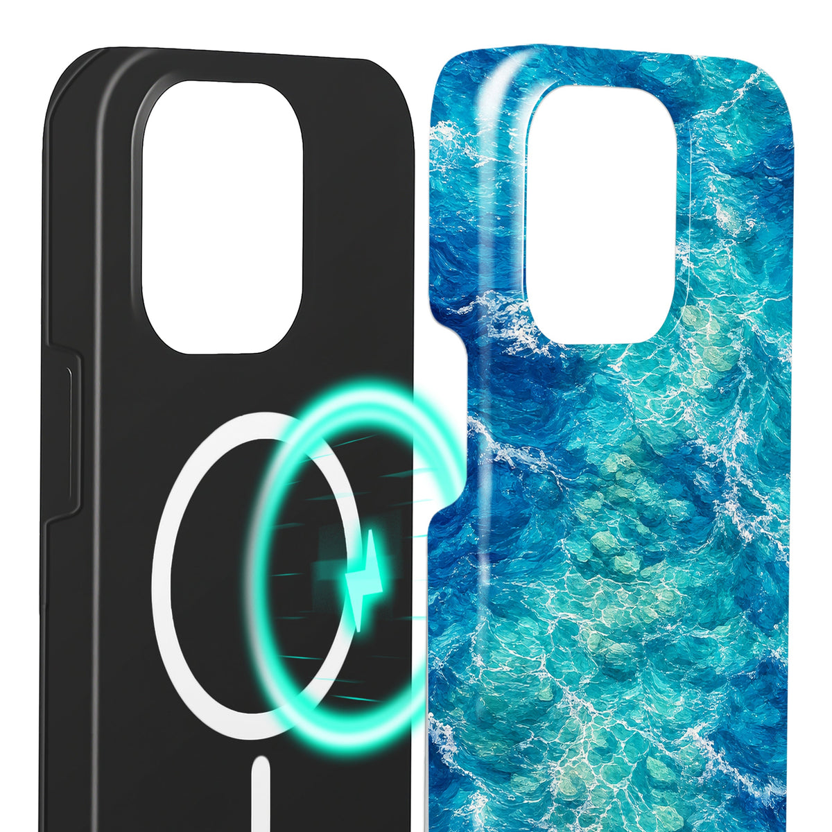 Brandung - iPhone 14 Pro Hülle NALIA Protective Hülle