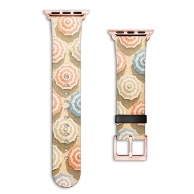 Sonnendeck - Apple Watch Armband 38/40/41/42mm 38 40 41 42mm Matt Rose Gold NALIA Kunstleder Armband
