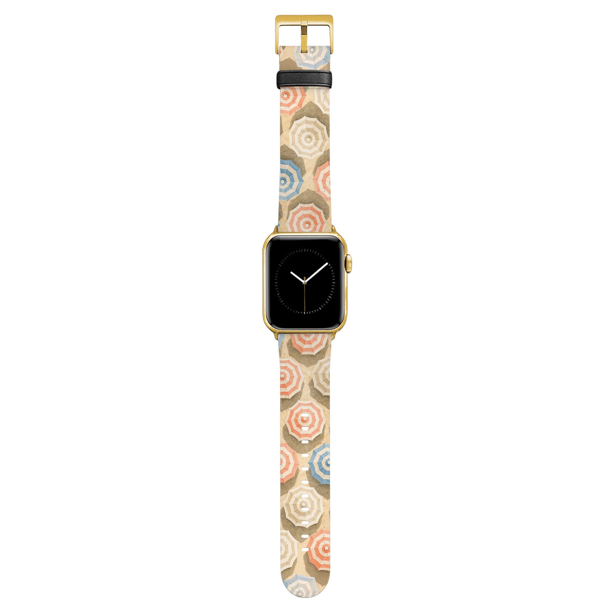Sonnendeck - Apple Watch Armband 38/40/41/42mm 38 40 41 42mm Matt Gold NALIA Kunstleder Armband