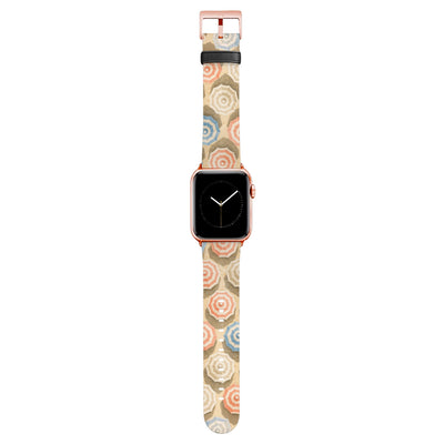Sonnendeck - Apple Watch Armband 38/40/41/42mm 38 40 41 42mm Matt Rose Gold NALIA Kunstleder Armband
