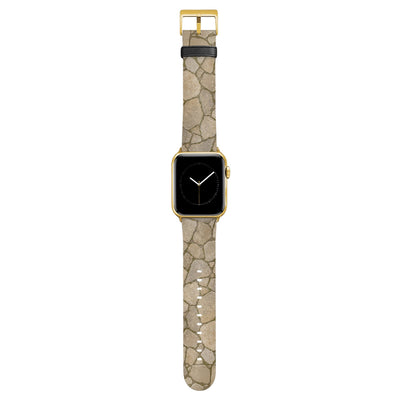 Piazza - Apple Watch Armband 38/40/41/42mm 38 40 41 42mm Matt Gold NALIA Kunstleder Armband
