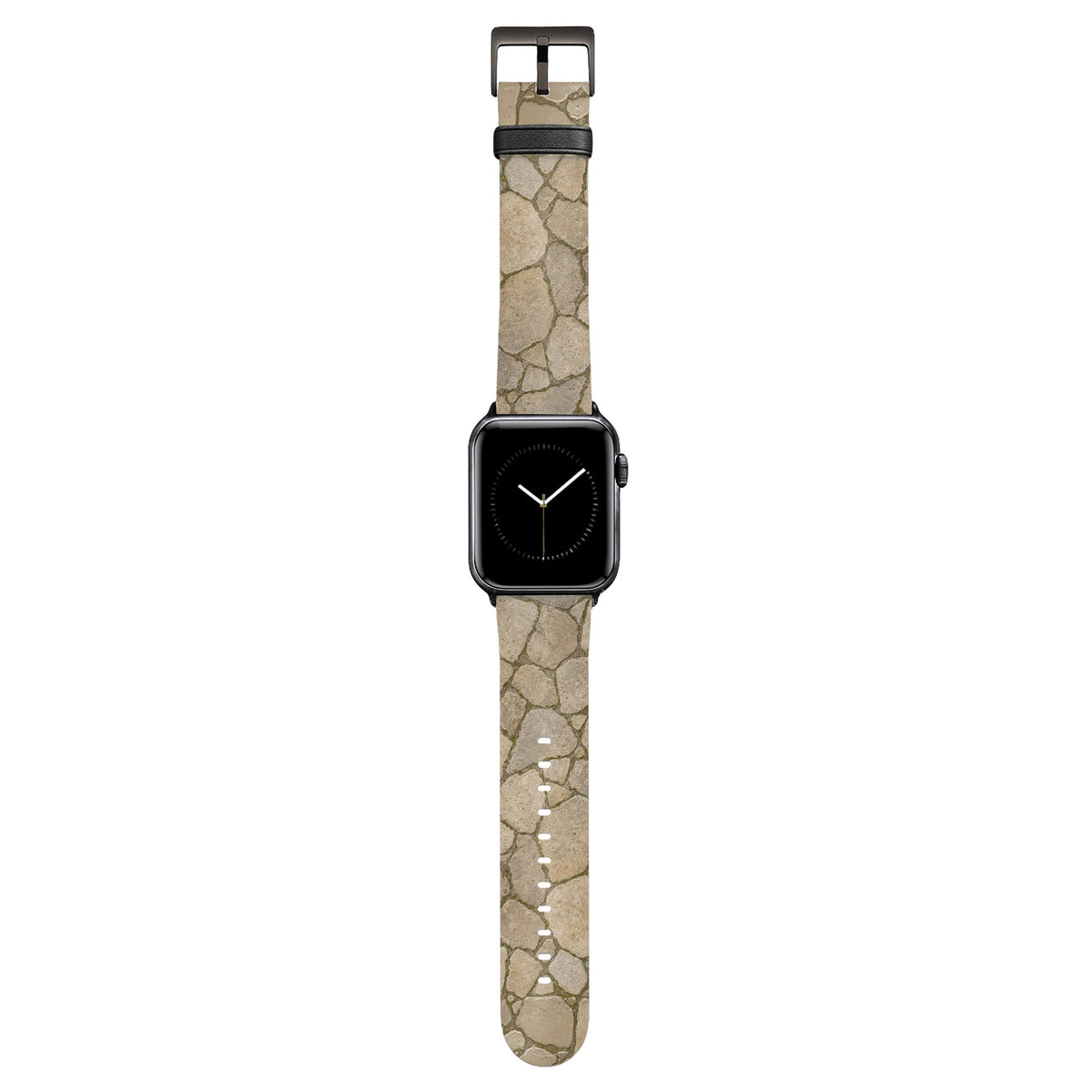 Piazza - Apple Watch Armband 44/45/46/49mm 44 45 46 49mm Matt Schwarz NALIA Kunstleder Armband