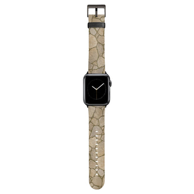 Piazza - Apple Watch Armband 38/40/41/42mm 38 40 41 42mm Matt Schwarz NALIA Kunstleder Armband