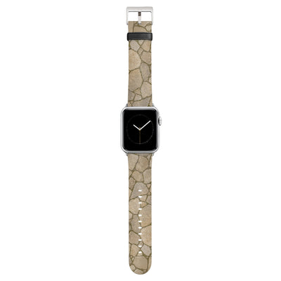 Piazza - Apple Watch Armband 38/40/41/42mm 38 40 41 42mm Matt Silber NALIA Kunstleder Armband