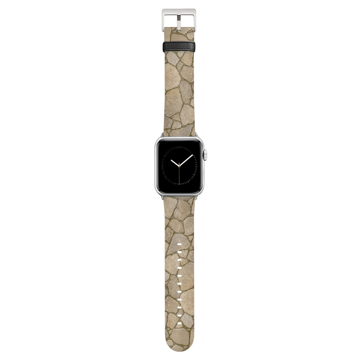 Piazza - Apple Watch Armband 44/45/46/49mm 44 45 46 49mm Matt Silber NALIA Kunstleder Armband