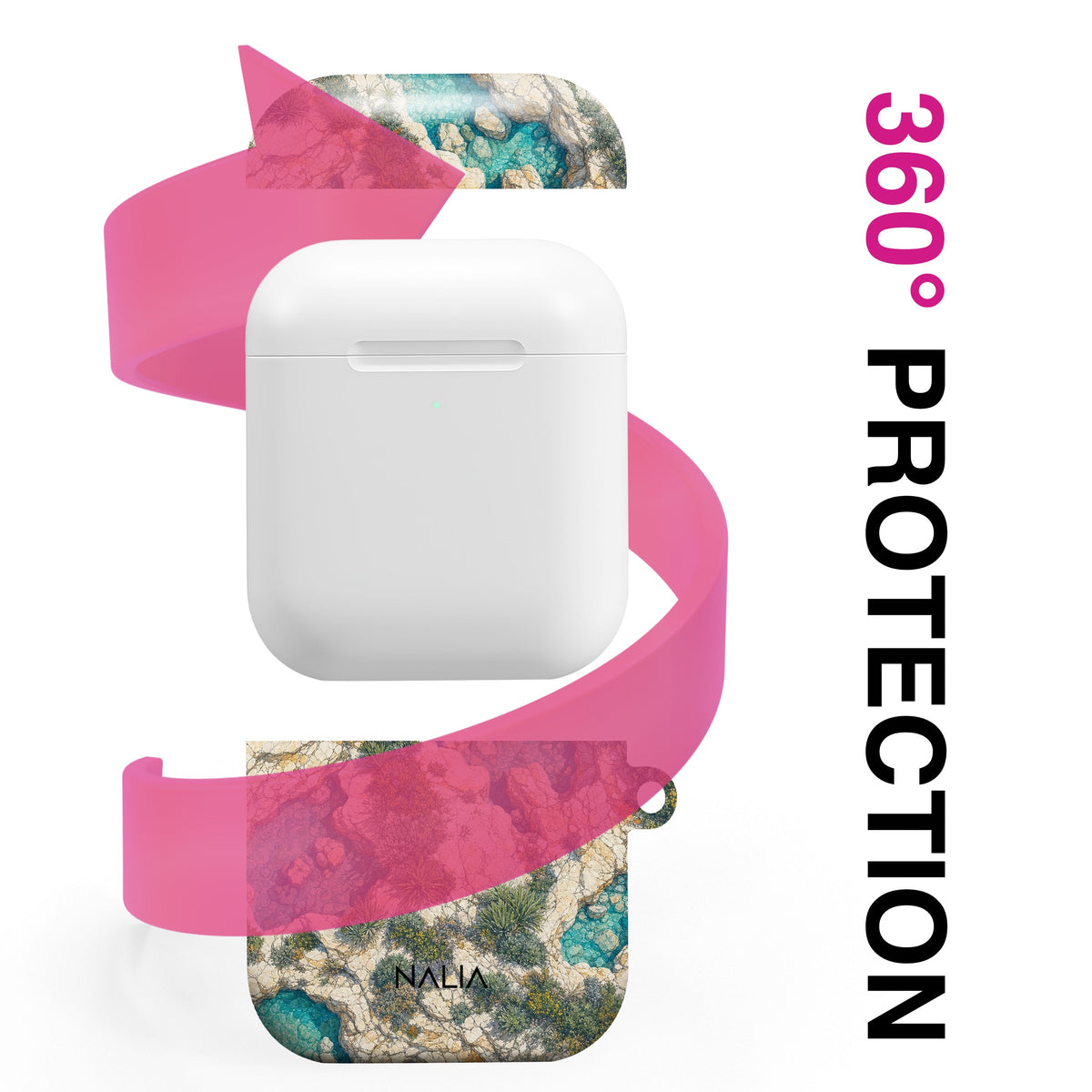 Klippe - AirPods 1 / 2 Hülle NALIA Protective Hülle