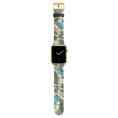 Klippe - Apple Watch Armband 38/40/41/42mm 38 40 41 42mm Matt Gold NALIA Kunstleder Armband