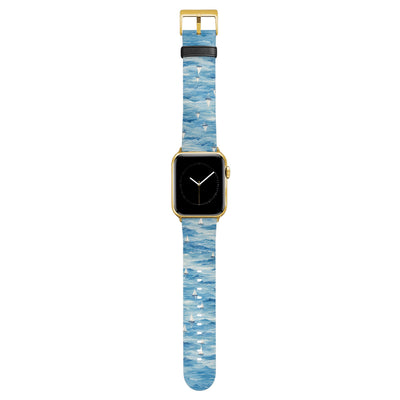 Regatta - Apple Watch Armband 38/40/41/42mm 38 40 41 42mm Matt Gold NALIA Kunstleder Armband