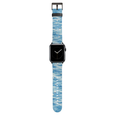 Regatta - Apple Watch Armband 44/45/46/49mm 44 45 46 49mm Matt Schwarz NALIA Kunstleder Armband