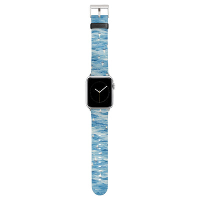 Regatta - Apple Watch Armband 38/40/41/42mm 38 40 41 42mm Matt Silber NALIA Kunstleder Armband