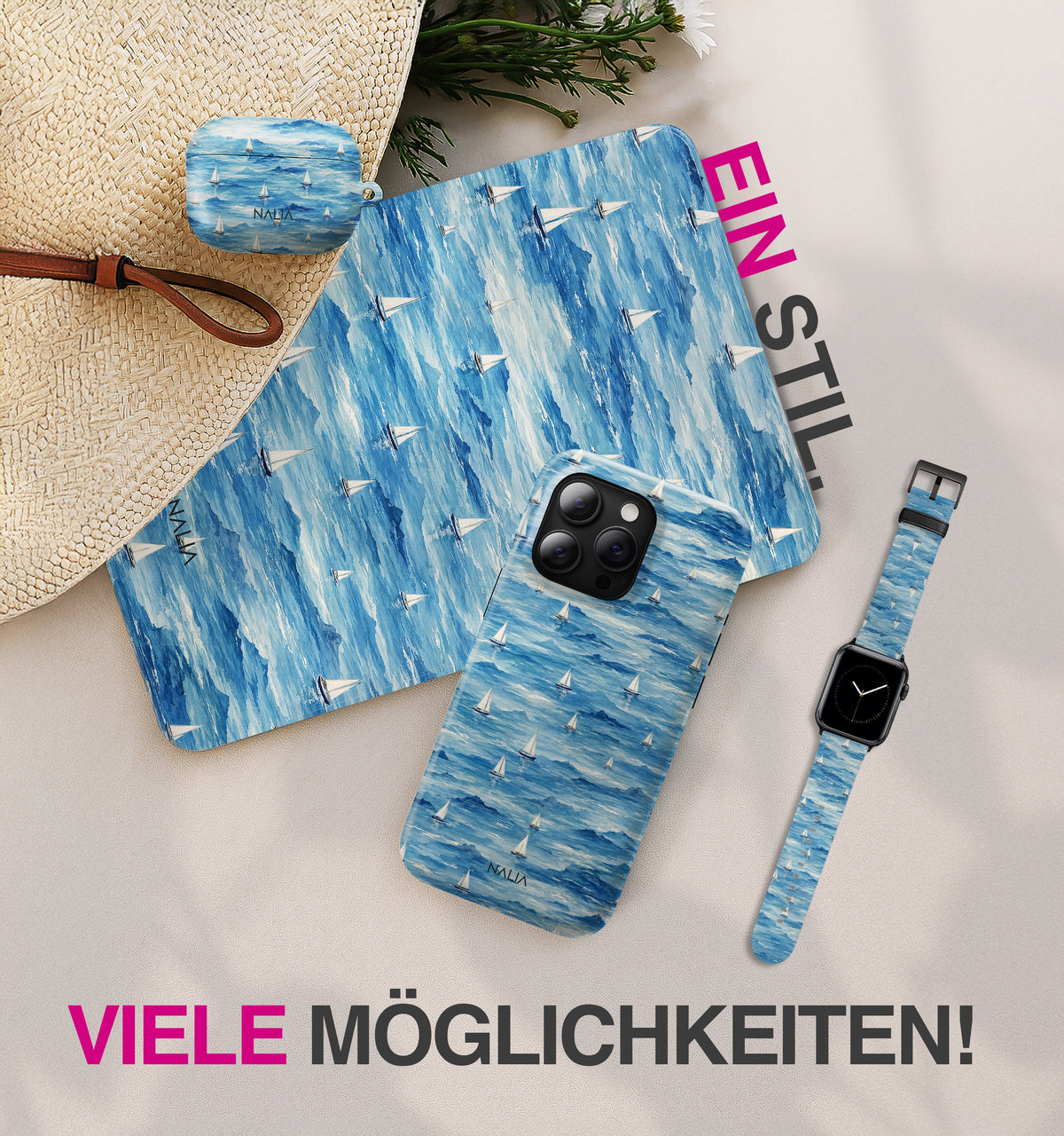 Regatta - iPhone 13 Mini Hülle NALIA Protective Hülle