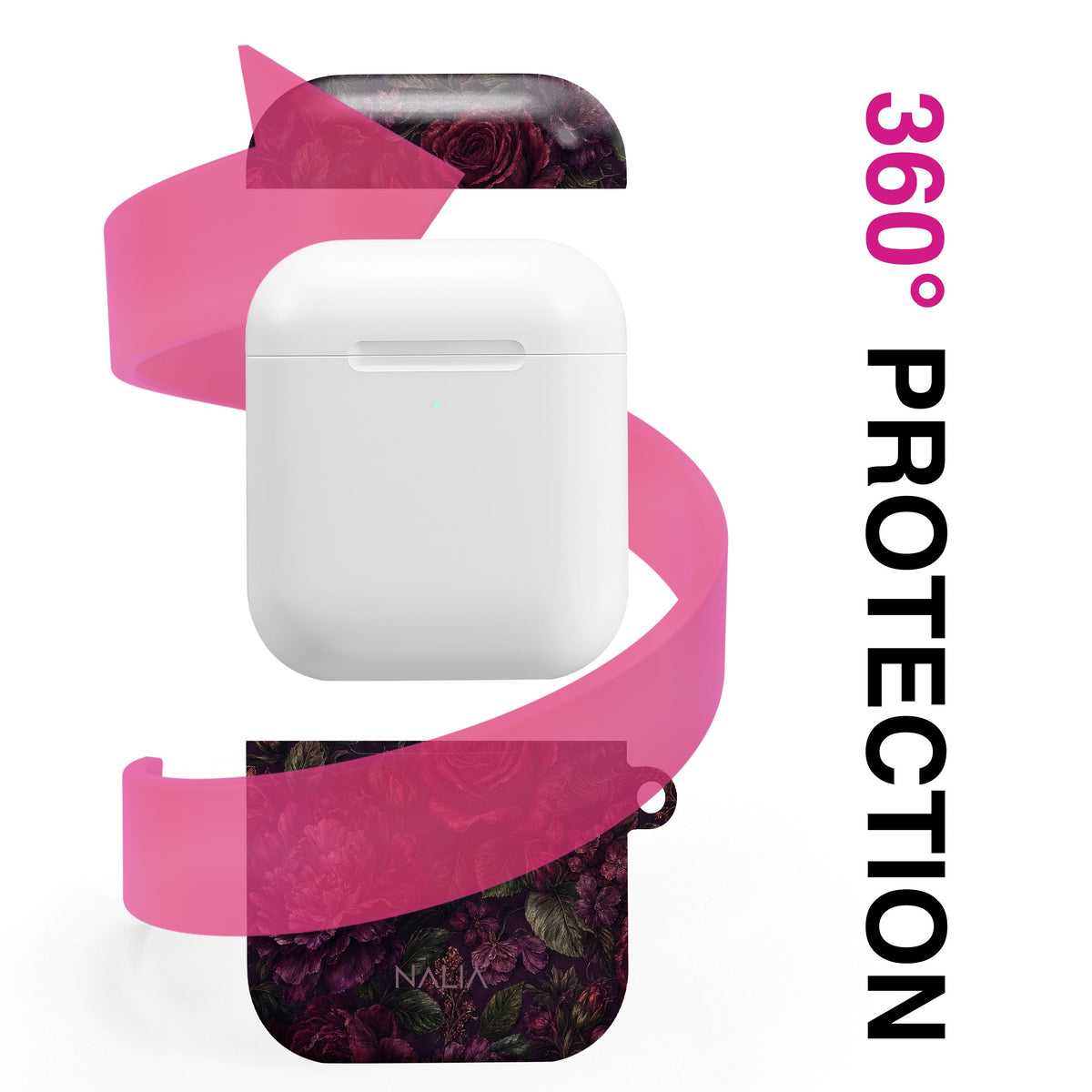 Nocturne - AirPods 1 / 2 Hülle NALIA Protective Hülle