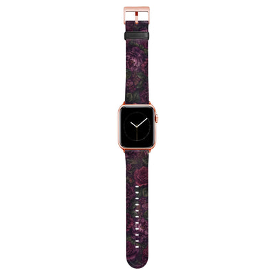 Nocturne - Apple Watch Armband 38/40/41/42mm 38 40 41 42mm Rose Gold Matte NALIA Kunstleder Armband