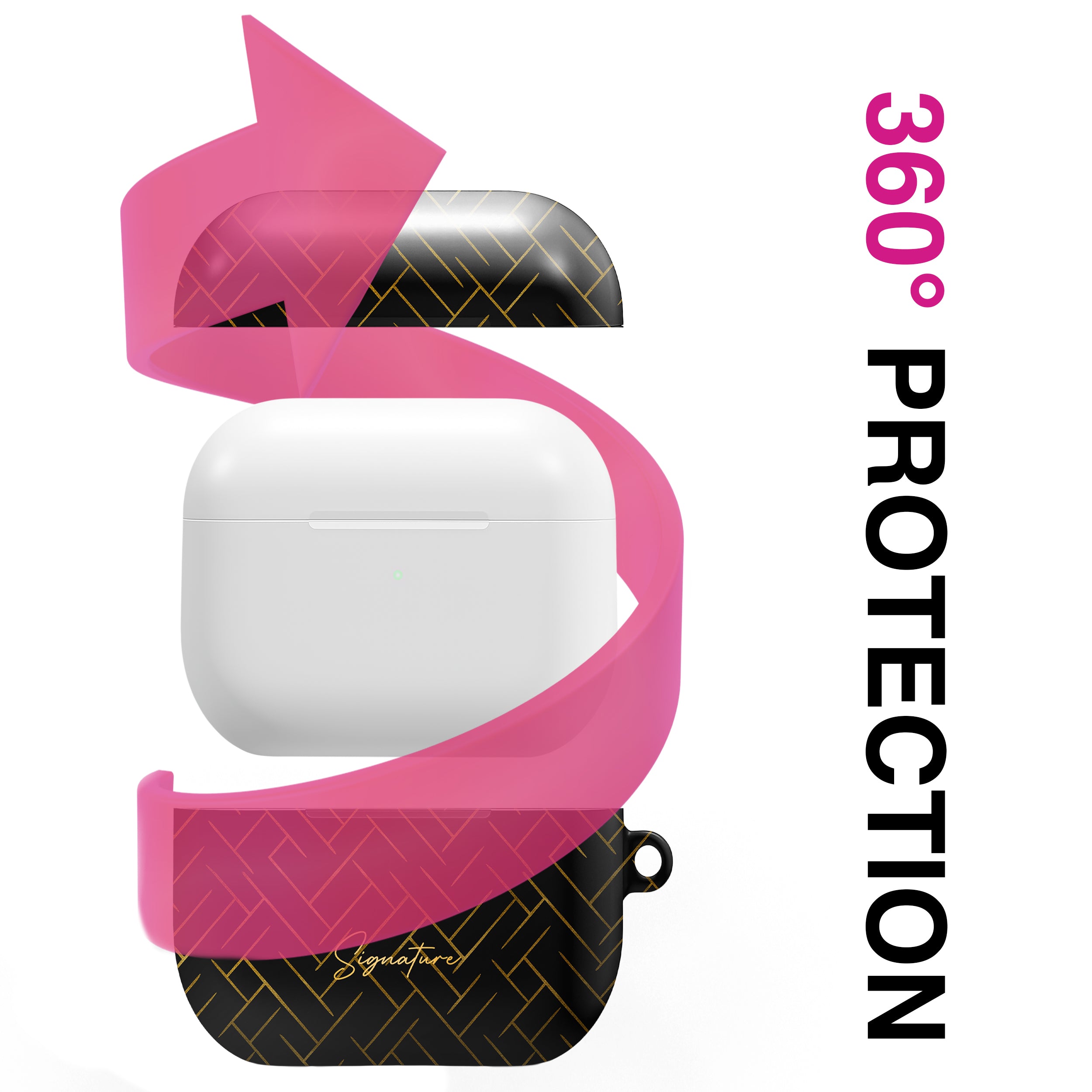 Noir - AirPods 4 Hülle NALIA Tech Accessories