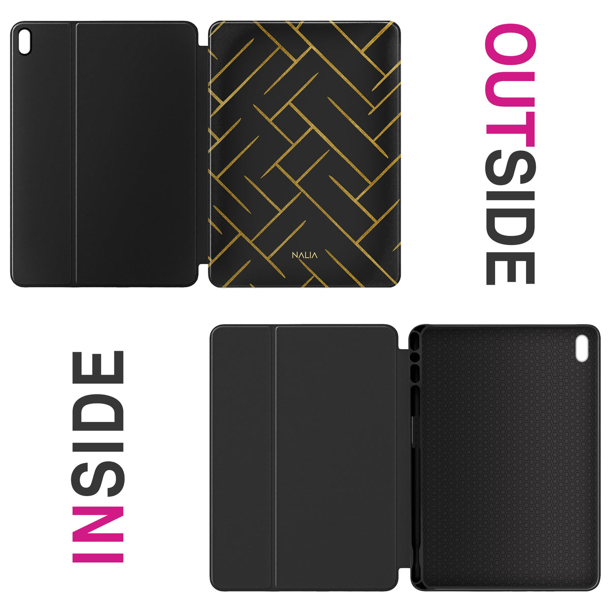 Noir - iPad Air 11″ (M2 [2024] & M3 [2025]) Hülle NALIA Protective Hülle