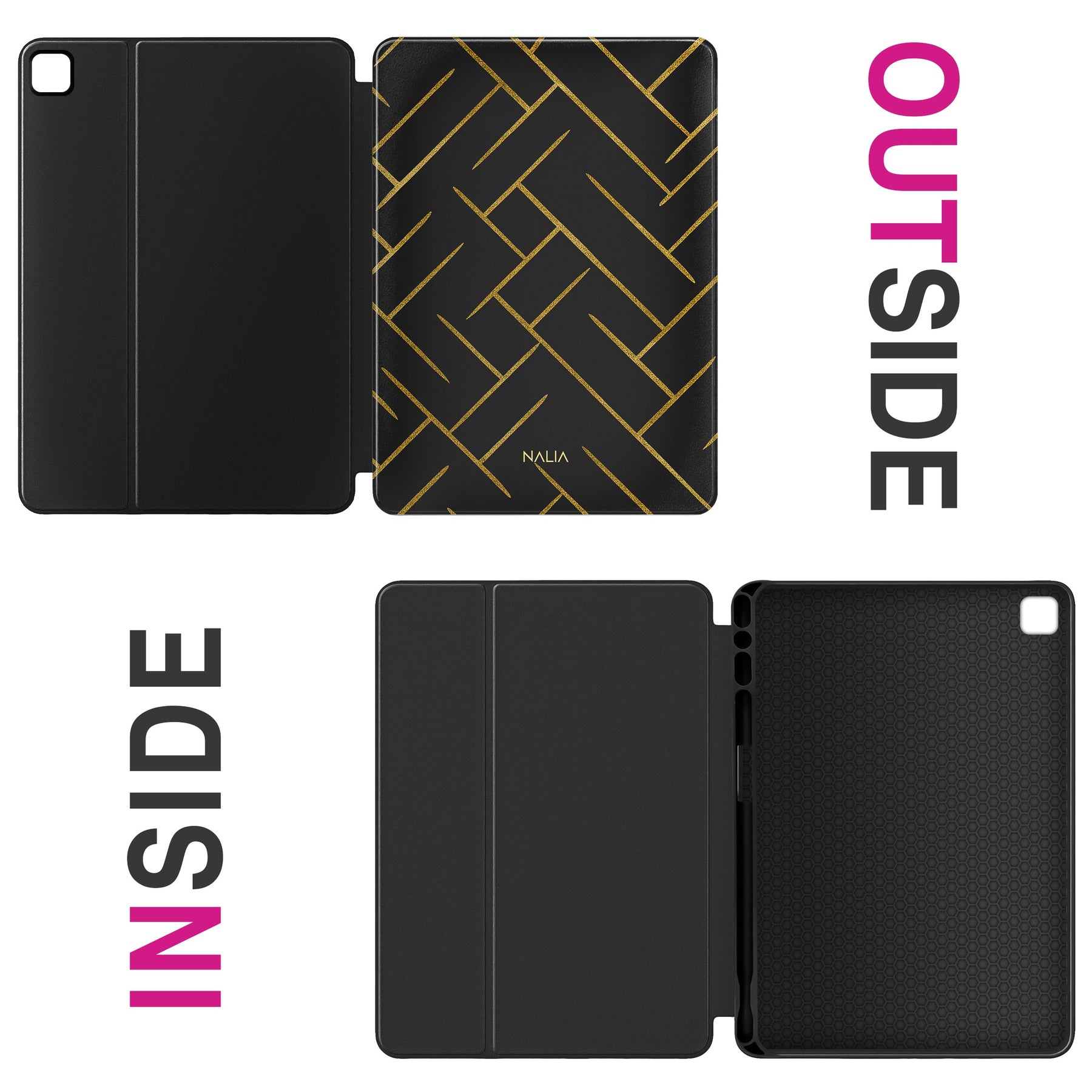 Noir - iPad Pro 11″ (M4 [2024]) Hülle NALIA Protective Hülle