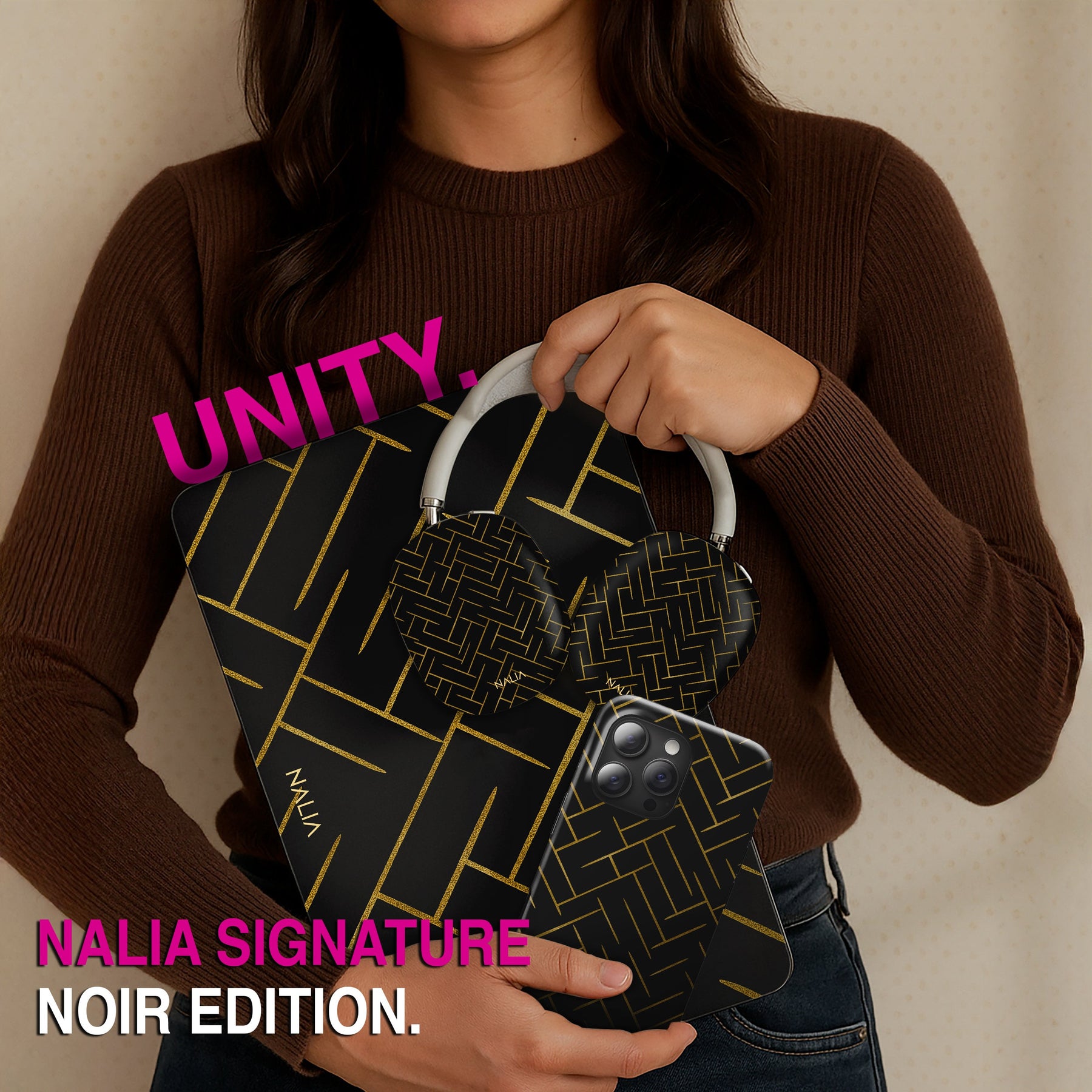 Noir - MacBook Air 15 [A3448] Hülle NALIA Protective Hülle