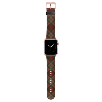 Oxford - Apple Watch Armband 44-49mm & 42 (Serie 1-3) 44-49mm & 42 (Serie 1-3) Rose Gold Matte NALIA Kunstleder Armband
