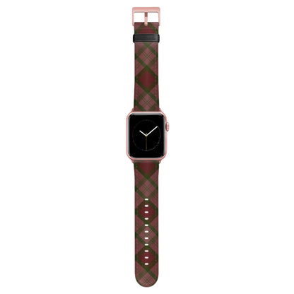 Oxford - Apple Watch Armband 44-49mm & 42 (Serie 1-3) 44-49mm & 42 (Serie 1-3) Rose Gold Matte NALIA Kunstleder Armband