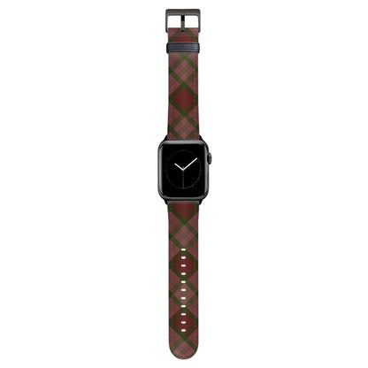 Oxford - Apple Watch Armband 44-49mm & 42 (Serie 1-3) 44-49mm & 42 (Serie 1-3) Black Matte NALIA Kunstleder Armband