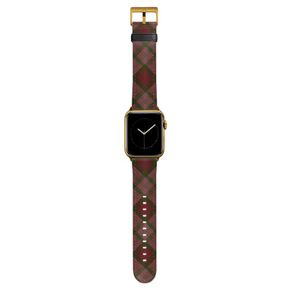 Oxford - Apple Watch Armband 44-49mm & 42 (Serie 1-3) 44-49mm & 42 (Serie 1-3) Gold Matte NALIA Kunstleder Armband