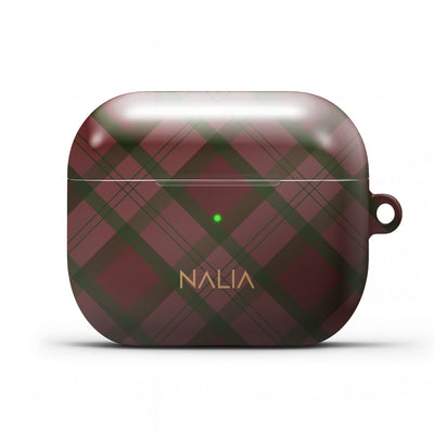 Oxford AirPods 4 Hülle mit Karomuster