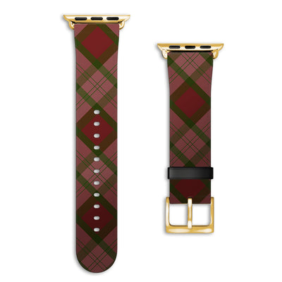 Oxford - Apple Watch Armband 38-41mm & 42 (Serie 10-11) 38-41mm & 42 (Serie 10-11) Matt Gold NALIA Kunstleder Armband
