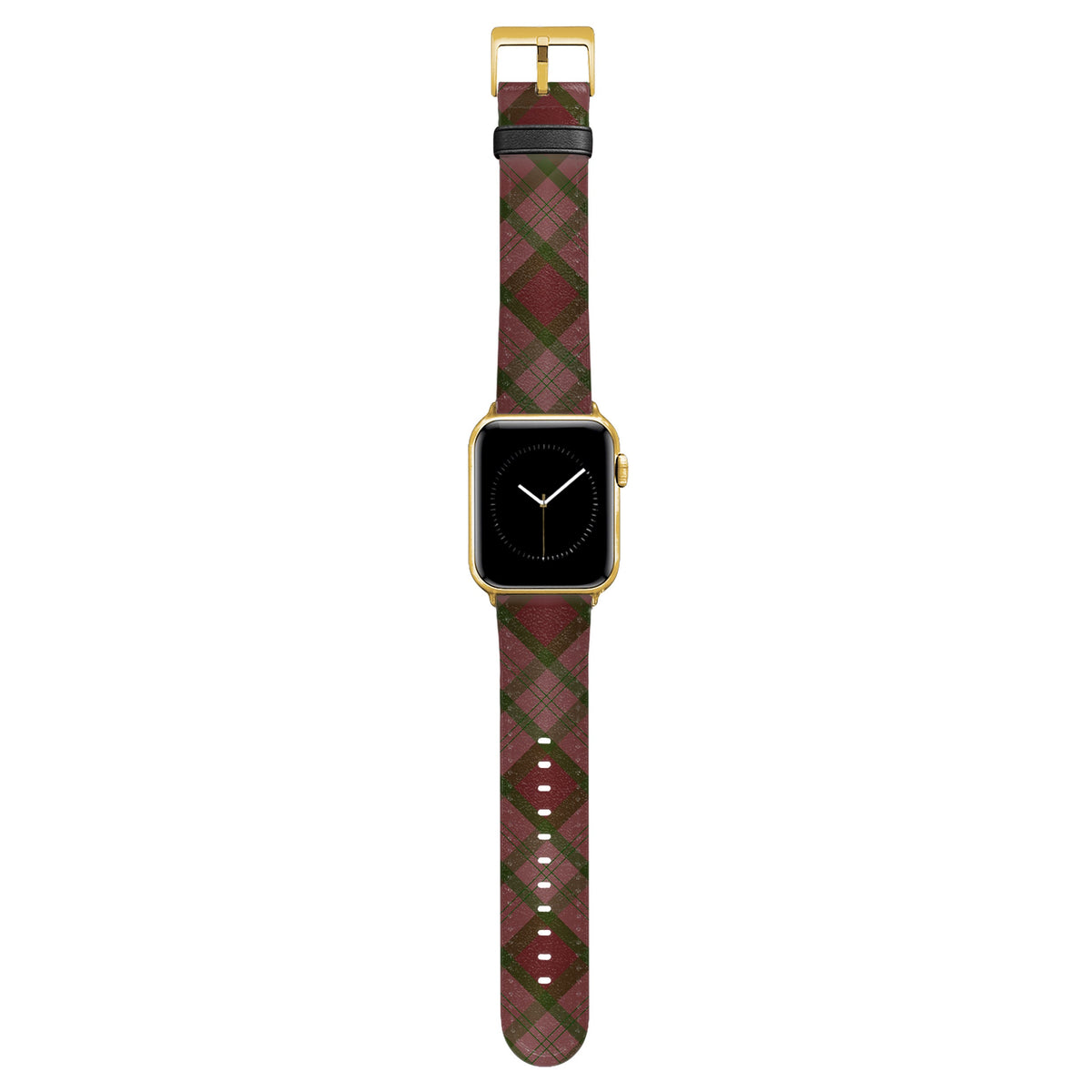 Oxford - Apple Watch Armband 38-41mm & 42 (Serie 10-11) 38-41mm & 42 (Serie 10-11) Matt Gold NALIA Kunstleder Armband