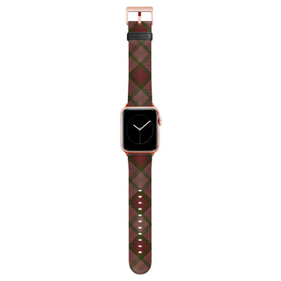 Oxford - Apple Watch Armband 38-41mm & 42 (Serie 10-11) 38-41mm & 42 (Serie 10-11) Matt Rose Gold NALIA Kunstleder Armband