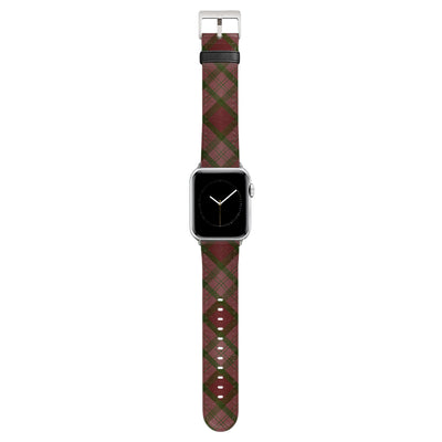 Oxford - Apple Watch Armband 44-49mm & 42 (Serie 1-3) 44-49mm & 42 (Serie 1-3) Matt Silber NALIA Kunstleder Armband