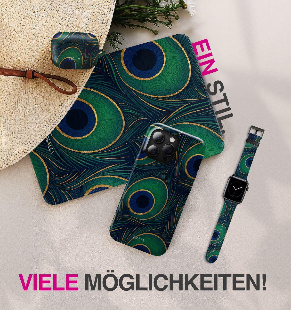 Rhapsodie - iPad Air 13″ (M2 [2024] & M3 [2025]) Hülle NALIA Protective Hülle