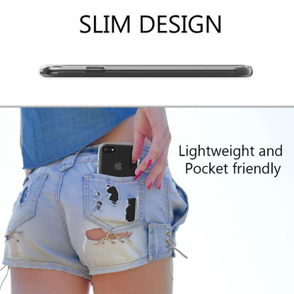 NALIA 360° Handy Hülle für iPhone SE 2022 / SE 2020 / 8 / 7, Case Cover Schutz Transparent NALIA Transparente Hülle