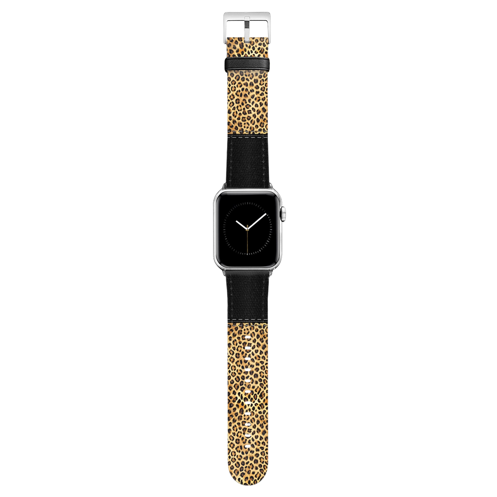 Safari - Apple Watch Armband 38-41mm & 42 (ab Serie 10) 38-41mm & 42 (ab Serie 10) Matt Silber NALIA Kunstleder Armband