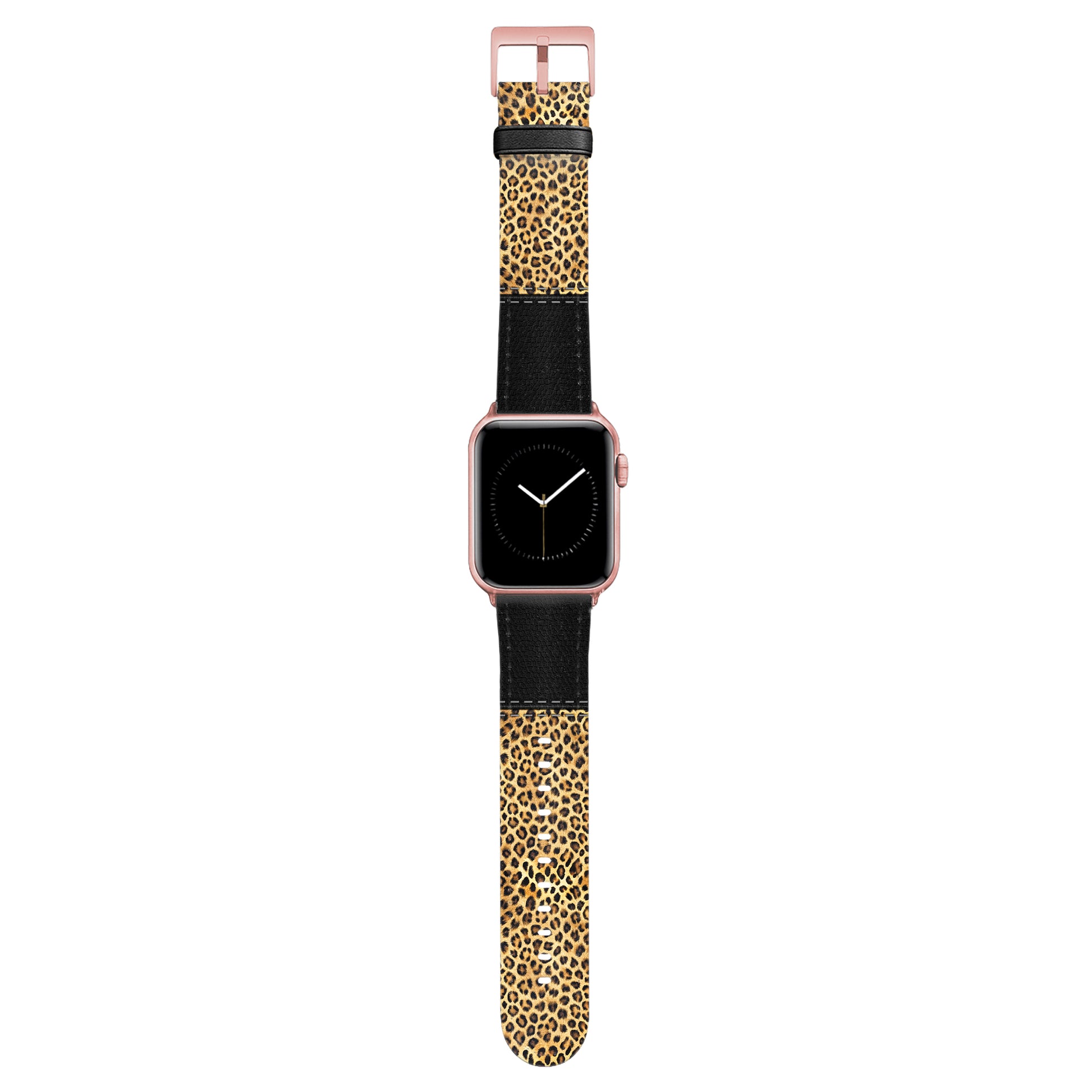 Safari - Apple Watch Armband 38-41mm & 42 (ab Serie 10) 38-41mm & 42 (ab Serie 10) Matt Rose Gold NALIA Kunstleder Armband