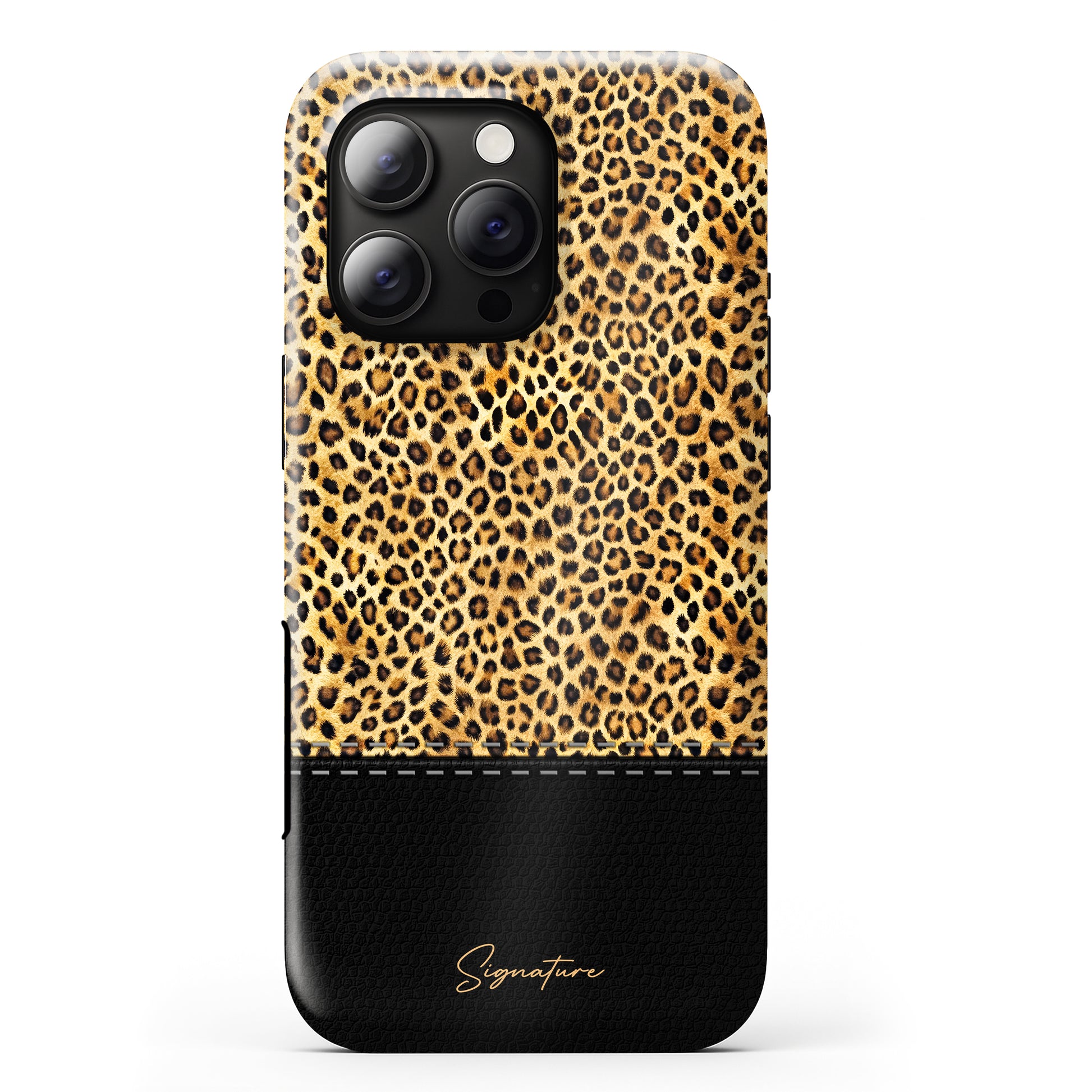 NALIA Signature Hülle für Apple iPhone (Alle Modelle) – Design "Safari" – MagSafe Case mit Leo Muster & Leder Optik NALIA Protective Hülle