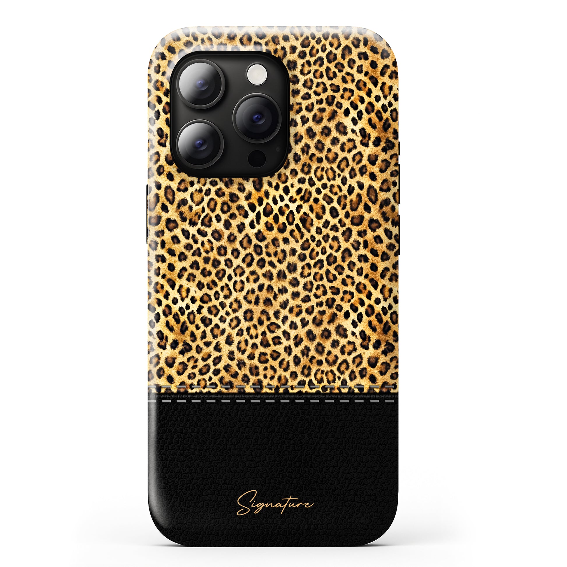 NALIA Signature Hülle für Apple iPhone (Alle Modelle) – Design "Safari" – MagSafe Case mit Leo Muster & Leder Optik NALIA Protective Hülle